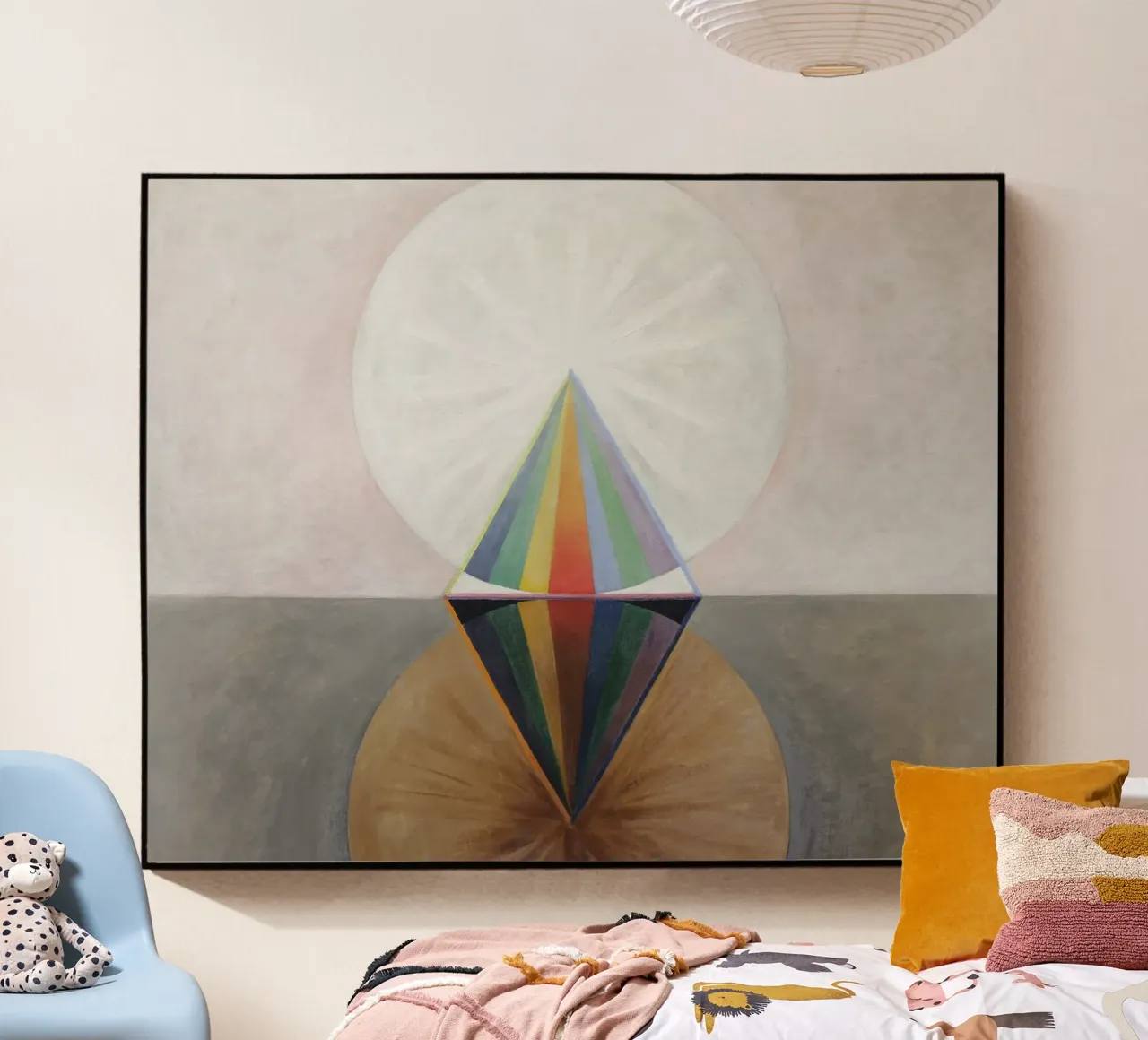 Hilma af Klint - Cisne nº 12: Simetría cósmica, Abs espiritual metacrilato de NorwesClub