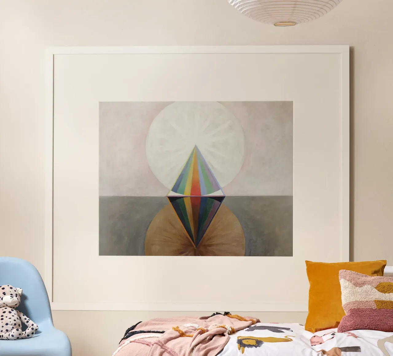 Hilma af Klint - Cisne nº 12: Simetría cósmica, Abs espiritual hahnemühle de NorwesClub