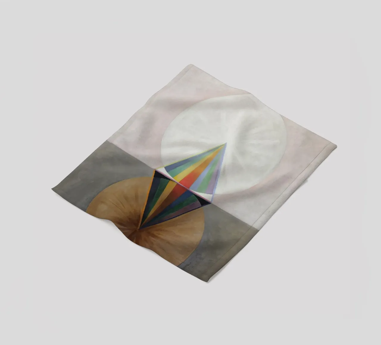 Hilma af Klint - Cigno n. 12: Simmetria cosmica, Abs spirituale coperta in pile da NorwesClub