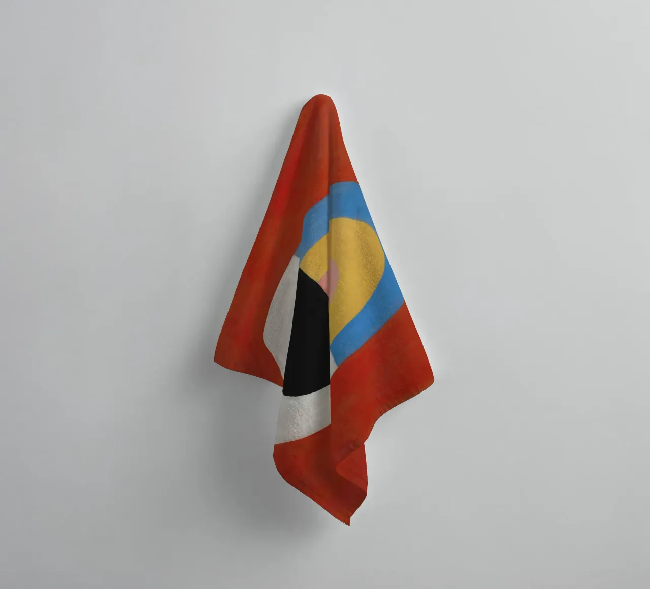 Hilma af Klint - The Swan No. 17: Color Theory, Abstract Har towel by NorwesClub