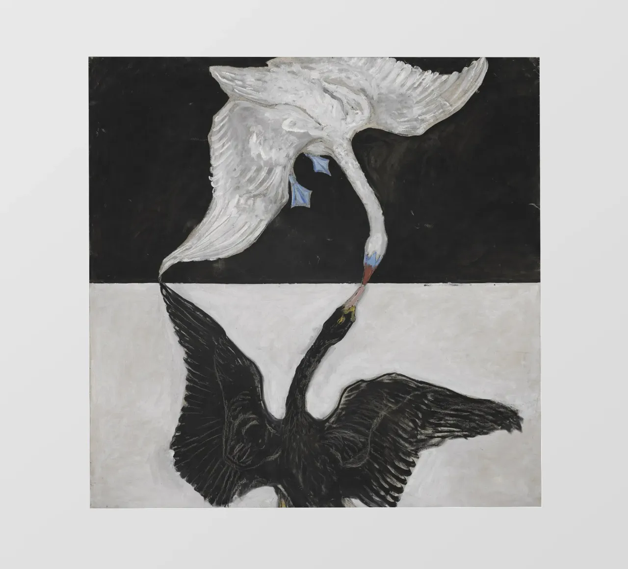 Hilma af Klint - The Swan No. 1: Duality, Spiritual Symbolis photo wallpaper by NorwesClub