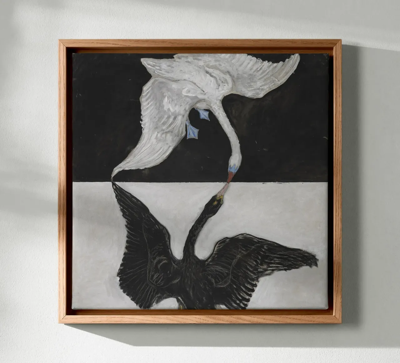 Hilma af Klint - The Swan No. 1: Duality, Spiritual Symbolis canvas by NorwesClub