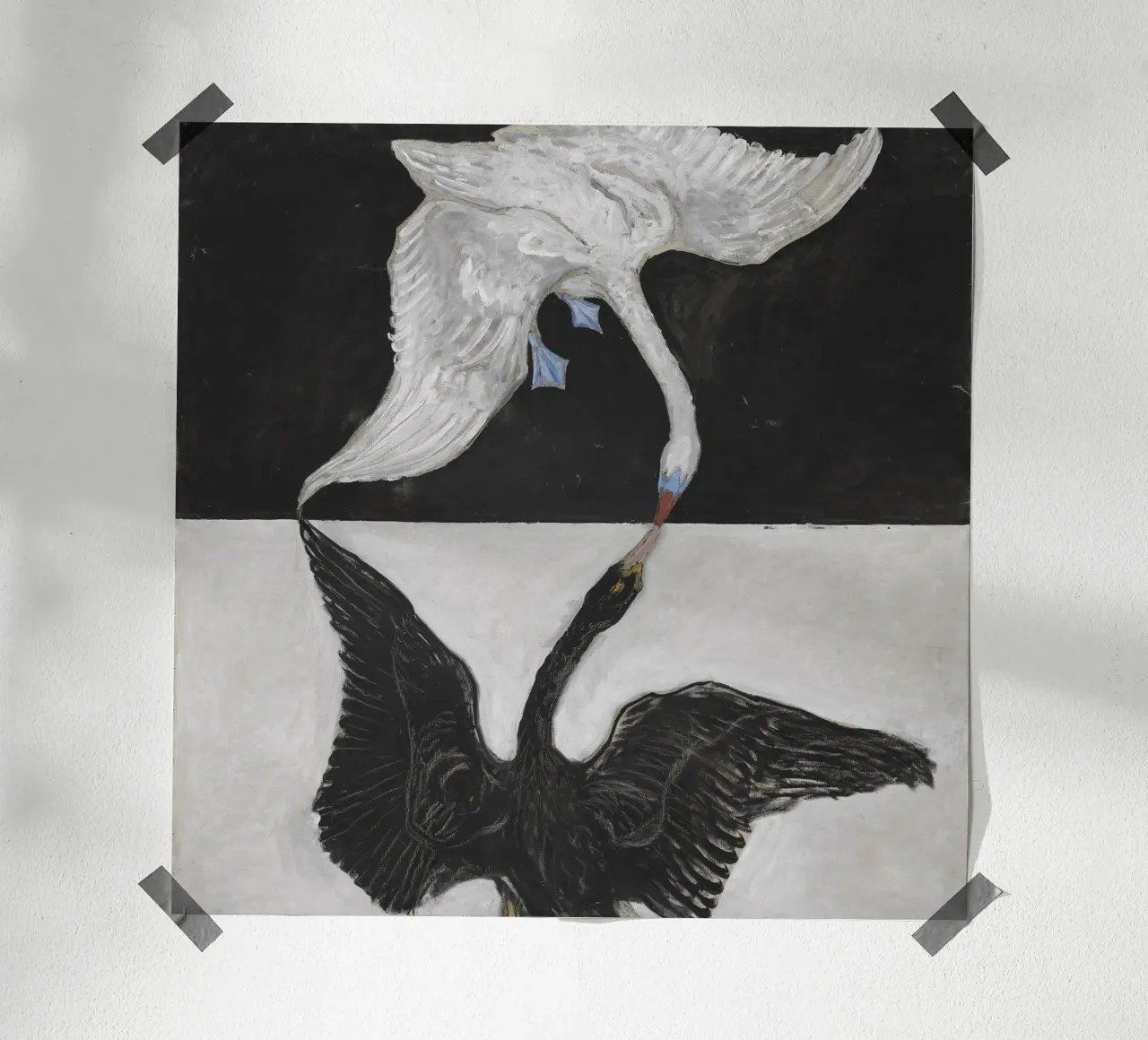 Hilma af Klint - El Cisne nº 1: Dualidad, simbolismo espiritual hahnemühle de NorwesClub