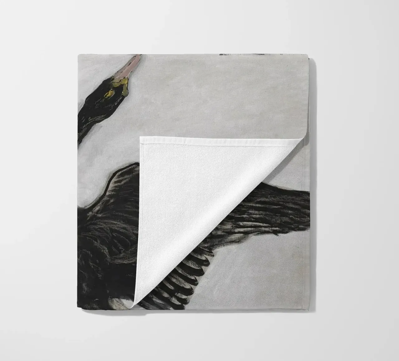 Hilma af Klint - Le Cygne n° 1 : Dualité, symboles spirituels serviette de plage de NorwesClub