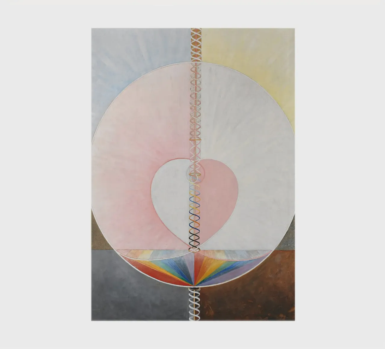 Hilma af Klint - Die Taube Nr. 1: Spirituelle Entwicklung, kosmische Notizbuch von NorwesClub