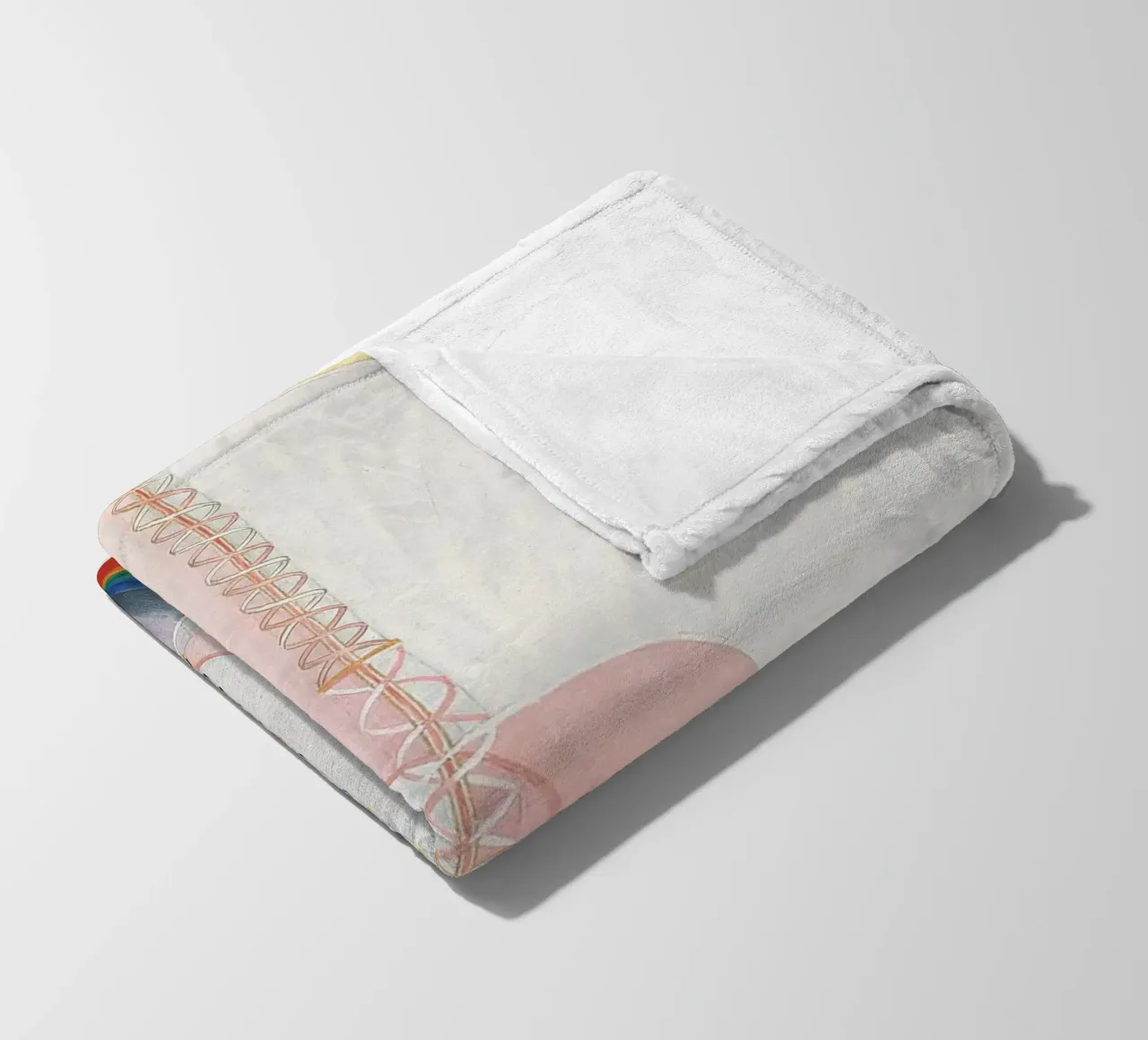 Hilma af Klint - The Dove No. 1: Spiritual Evolution, Cosmic fleece blanket by NorwesClub