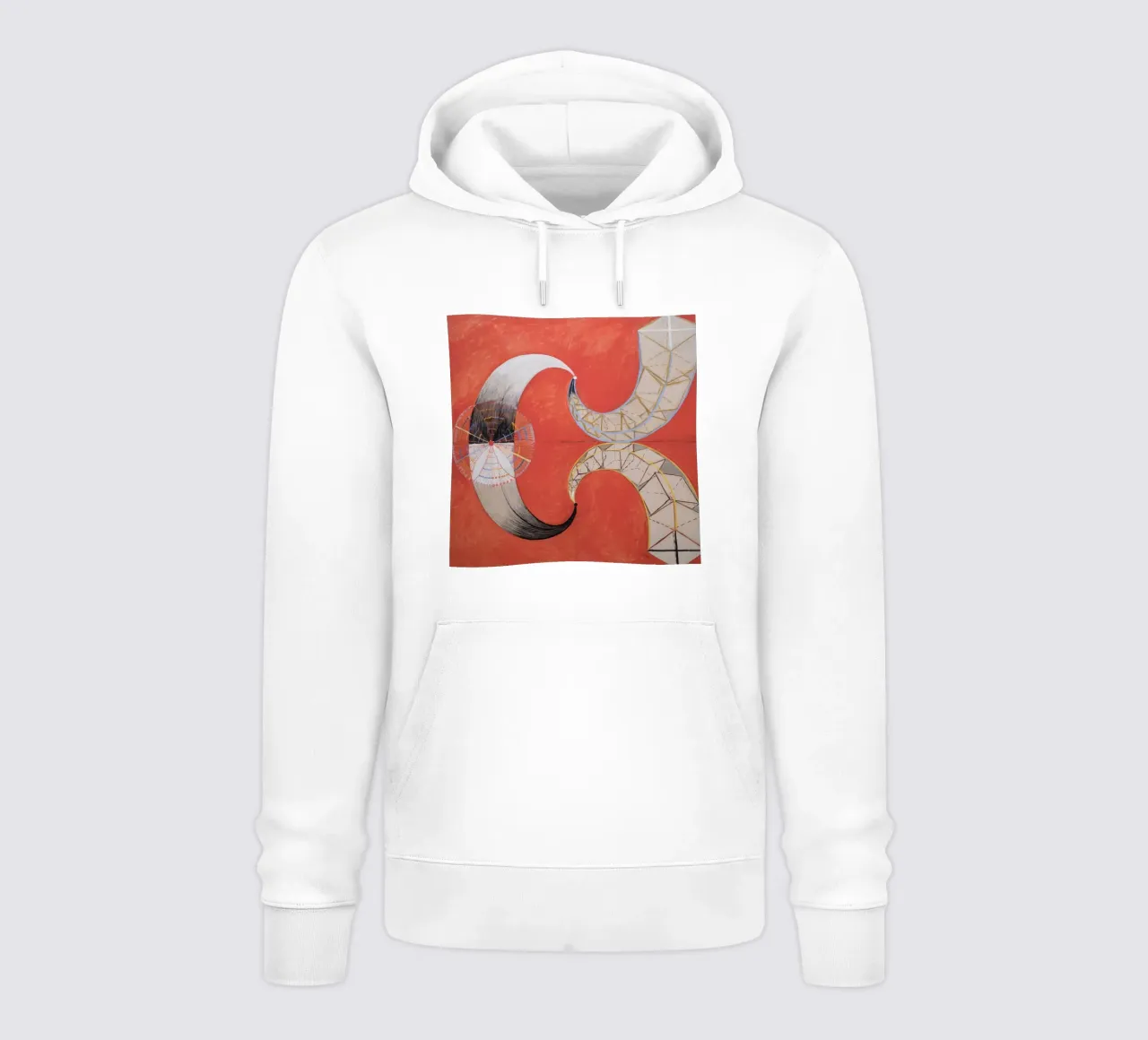 Hilma af Klint - Cisne nº 9: Formas dinámicas, Abstra espiritual sudadera con capucha de NorwesClub