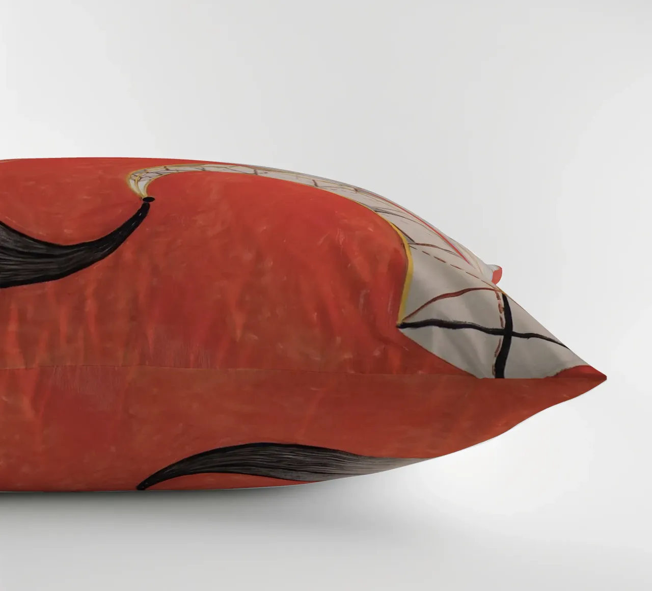 Hilma af Klint - Swan No. 9: Dynamic Forms, Spiritual Abstra decorative cushion by NorwesClub