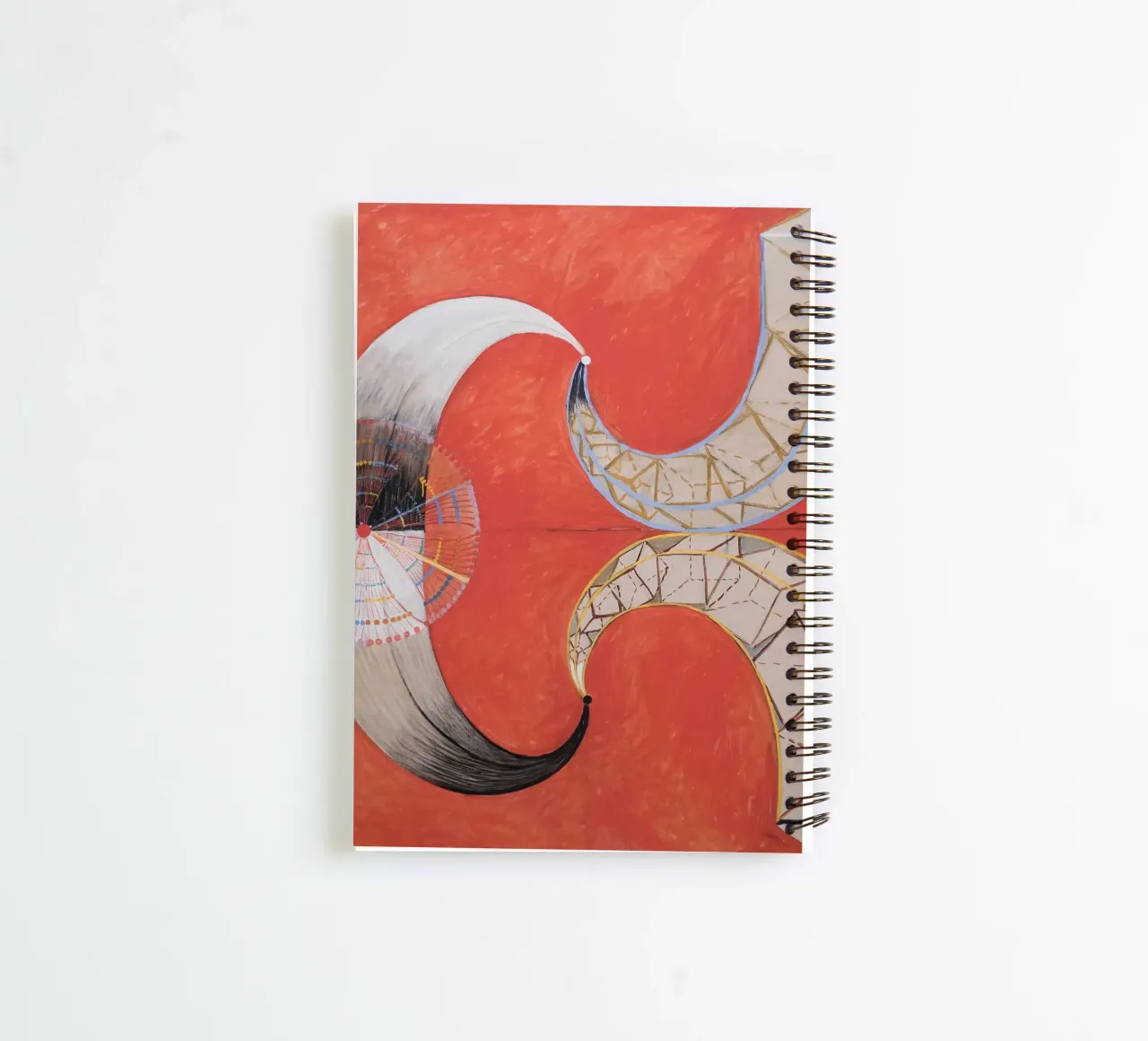 Hilma af Klint - Swan No. 9: Dynamic Forms, Spiritual Abstra spiral notebook by NorwesClub