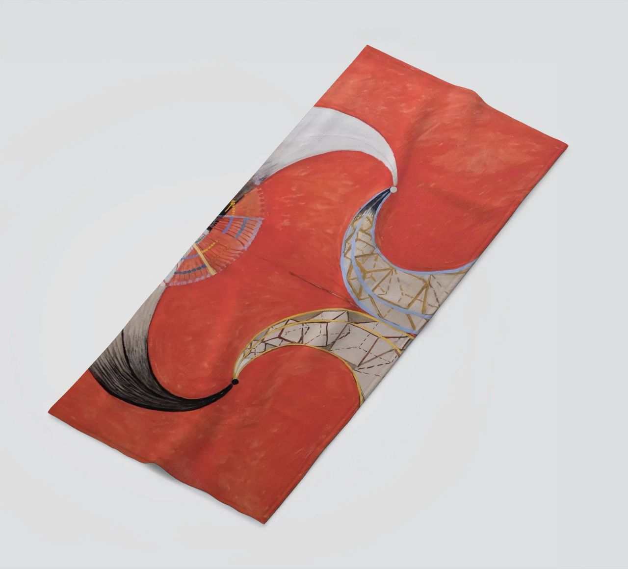 Hilma af Klint - Cigno n. 9: Forme dinamiche, astrazione spirituale telo mare da NorwesClub