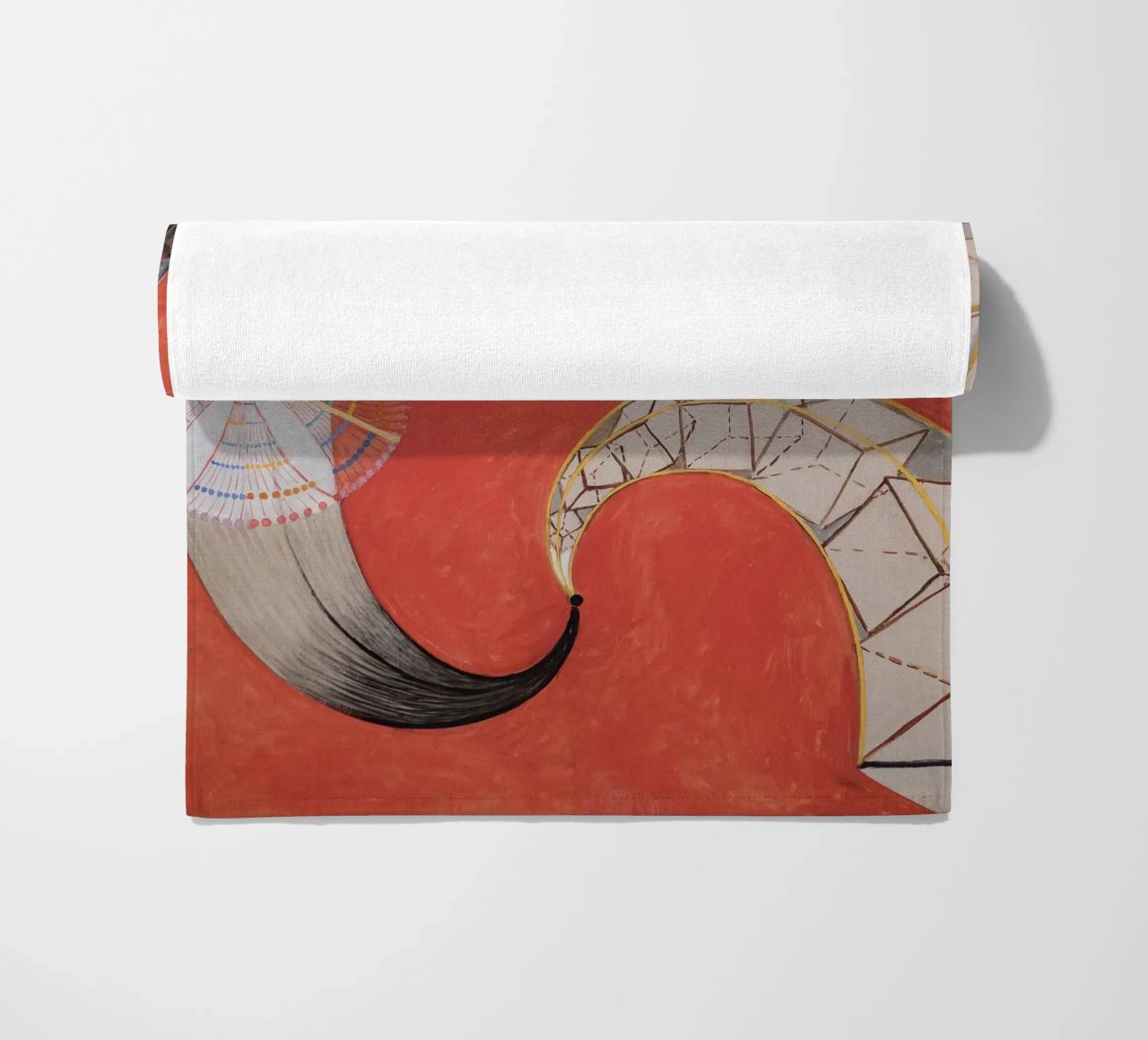 Hilma af Klint - Cigno n. 9: Forme dinamiche, astrazione spirituale telo mare da NorwesClub