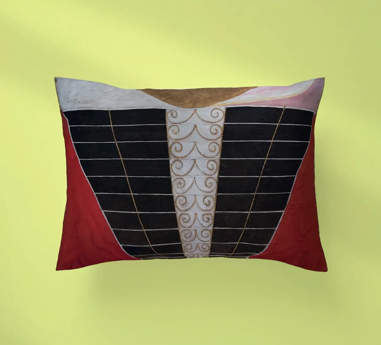 Hilma af Klint - Altarpiece No. 2: Cosmic Harmony, Spiritual decorative cushion by NorwesClub