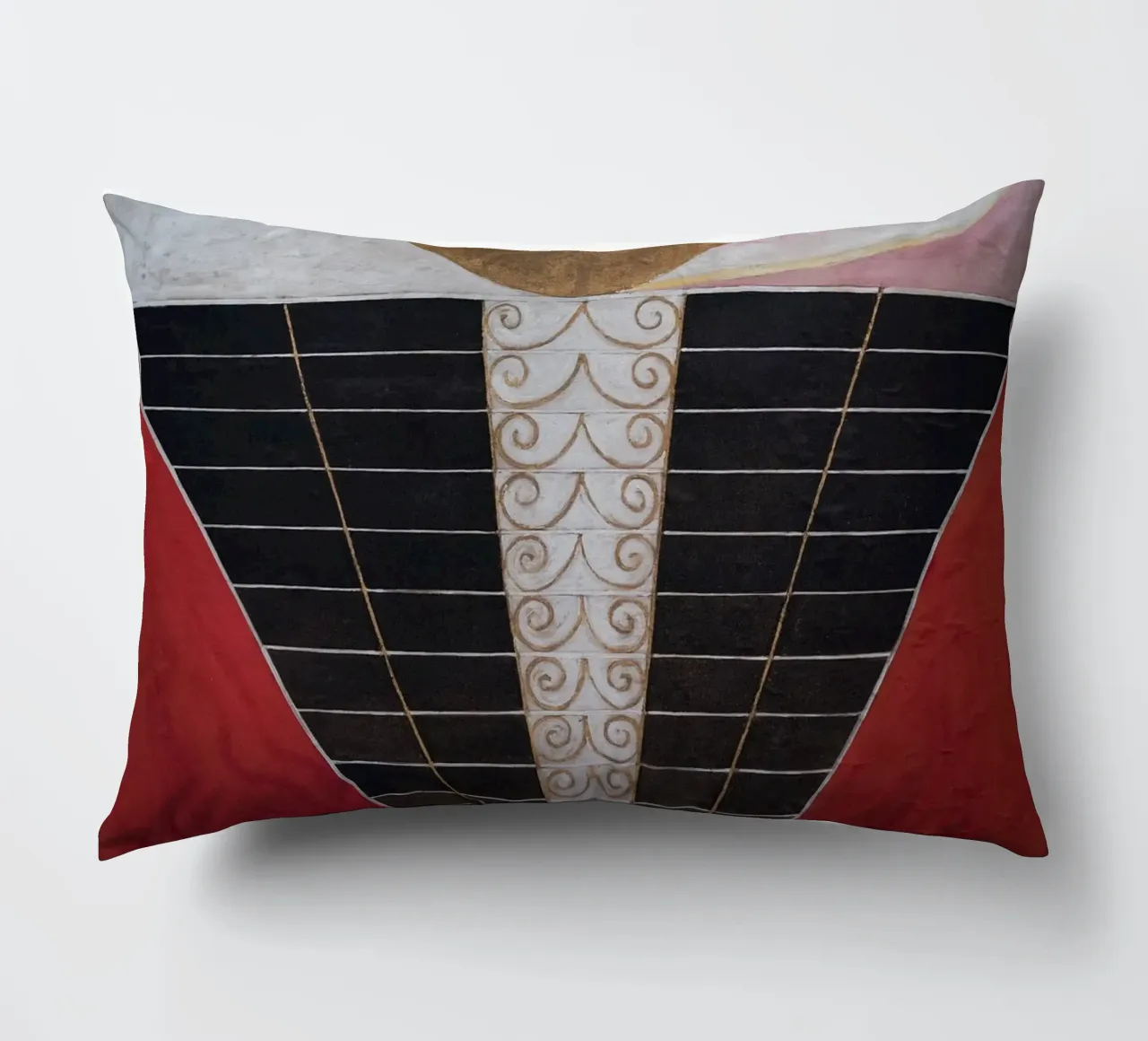 Hilma af Klint - Altarpiece No. 2: Cosmic Harmony, Spiritual decorative cushion by NorwesClub