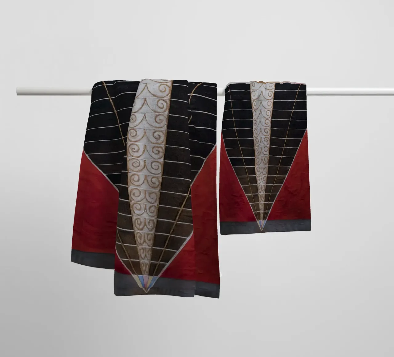 Hilma af Klint - Altaarstuk nr. 2: Kosmische harmonie, Spiritueel badhanddoek van NorwesClub