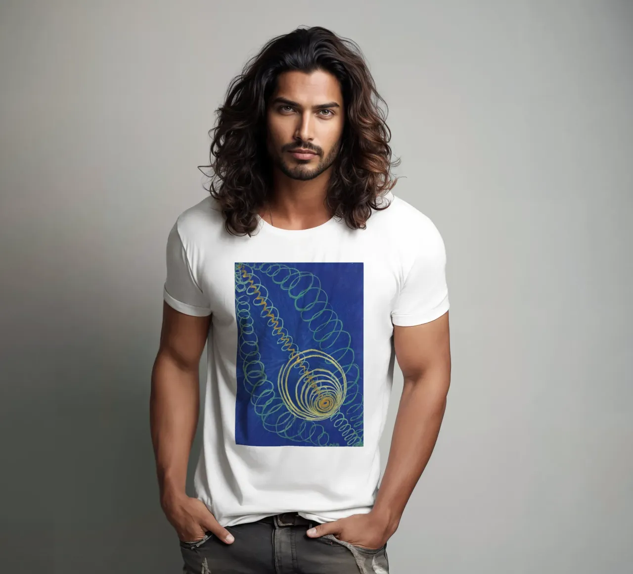 Hilma af Klint - Caos primordiale n. 16: Energia cosmica, Abs t-shirt da NorwesClub