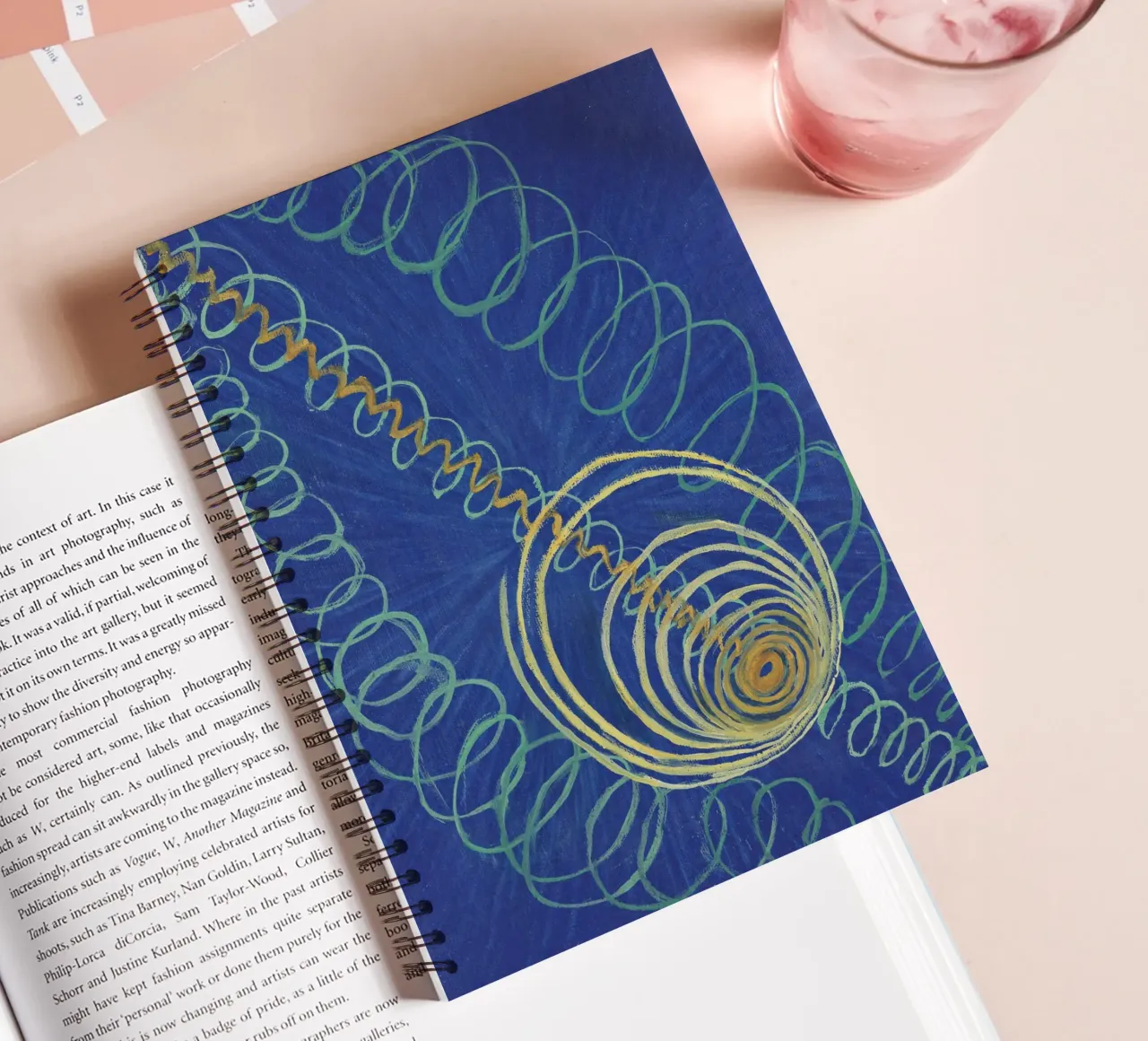 Hilma af Klint - Primordial Chaos No. 16: Cosmic Energy, Abs spiral notebook by NorwesClub