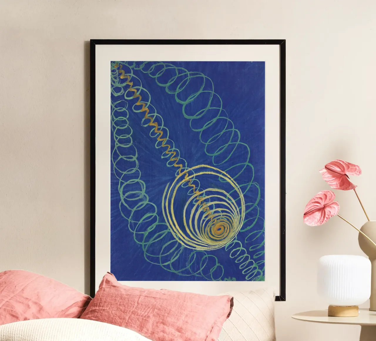 Hilma af Klint - Primordiales Chaos Nr. 16: Kosmische Energie, Abs Hahnemühle von NorwesClub