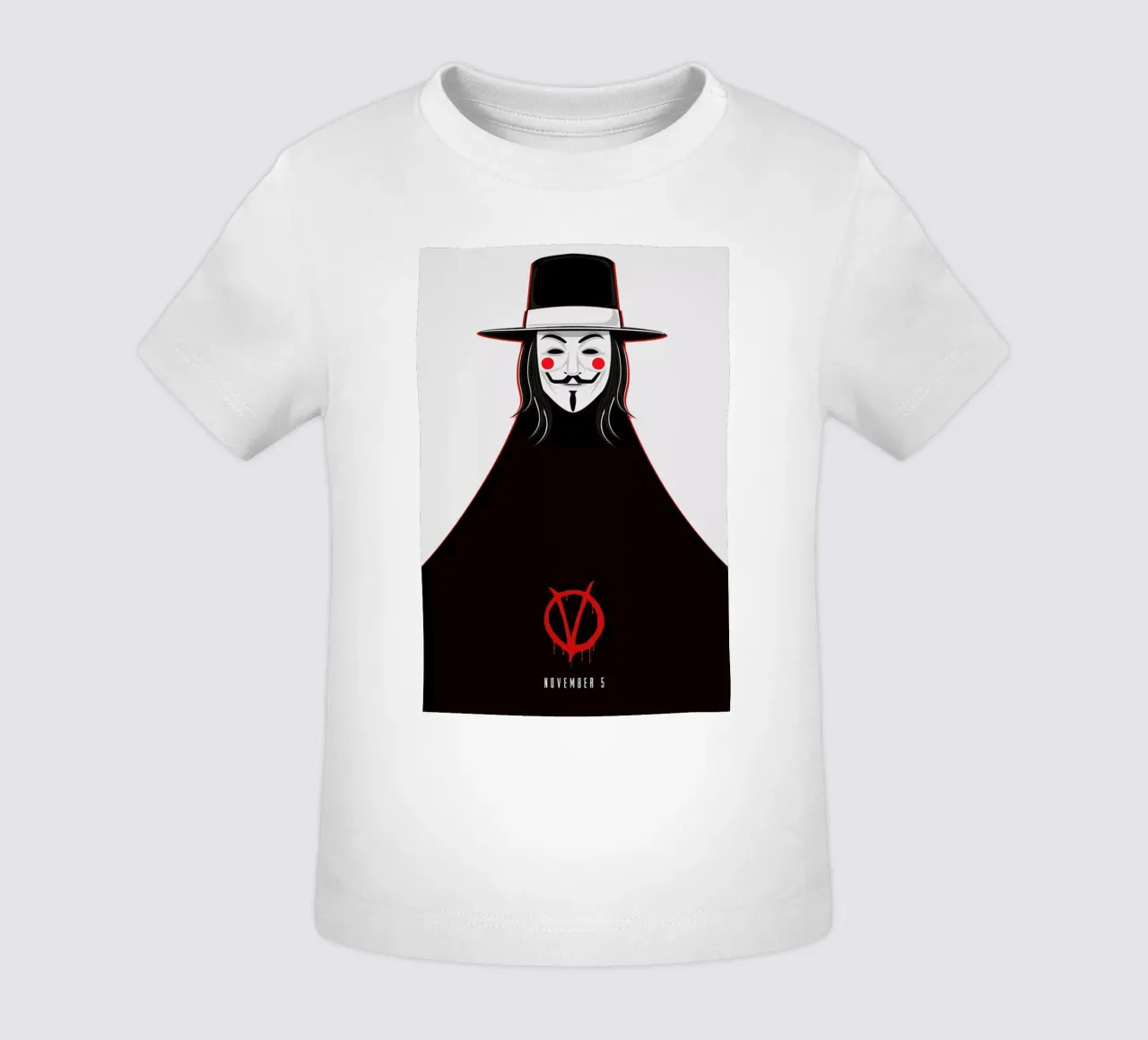 V for Vendetta Minimal November 5 maglietta neonato da Barrett Biggers