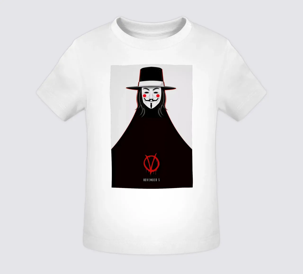V for Vendetta Minimal November 5 maglietta neonato da Barrett Biggers