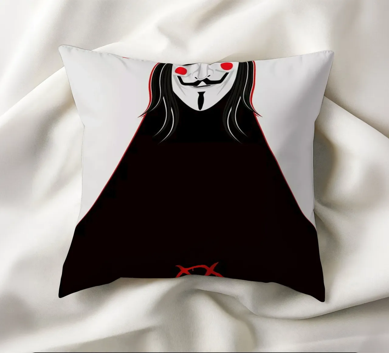 V for Vendetta Minimal November 5 cuscino da Barrett Biggers