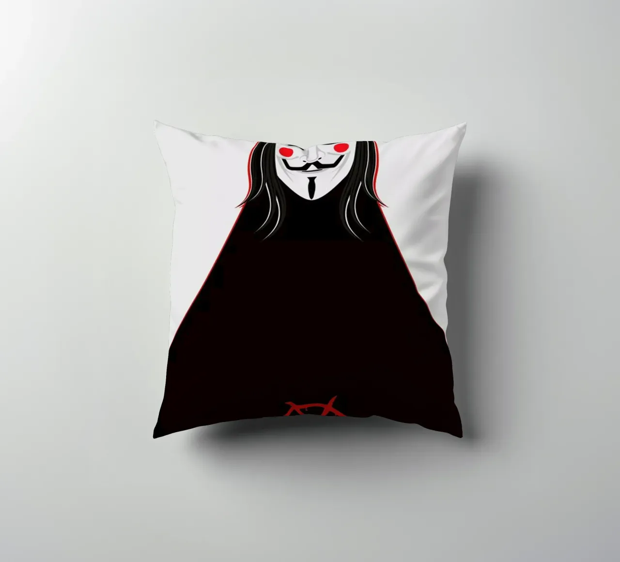 V for Vendetta Minimal November 5 cuscino da Barrett Biggers