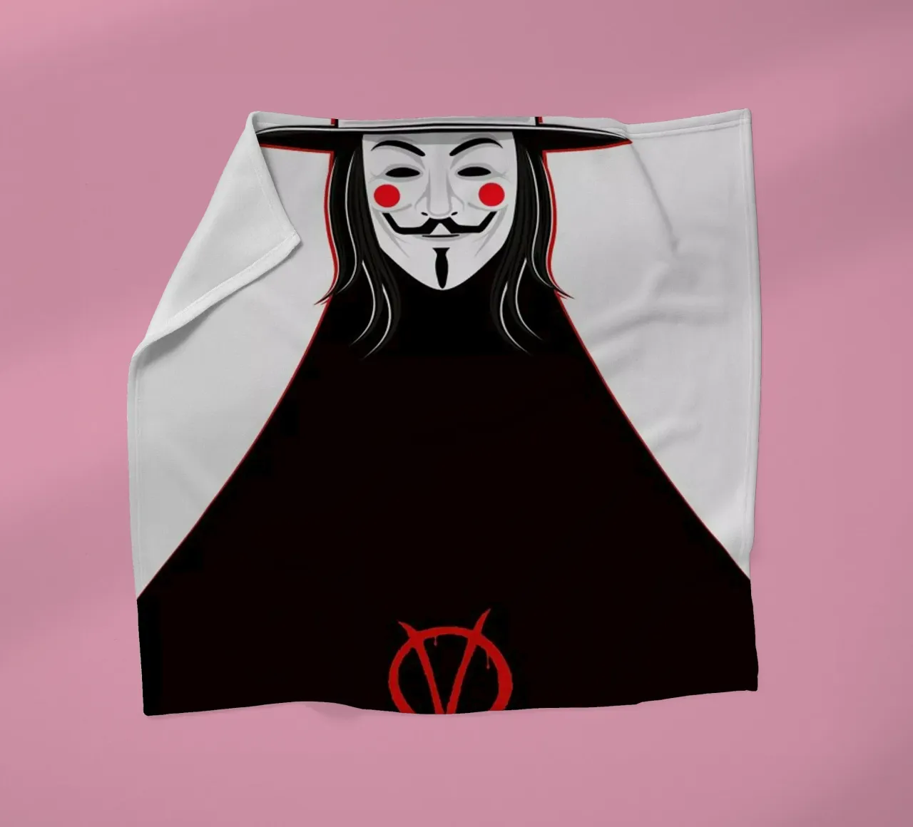 V for Vendetta Minimal November 5 coperta in pile da Barrett Biggers