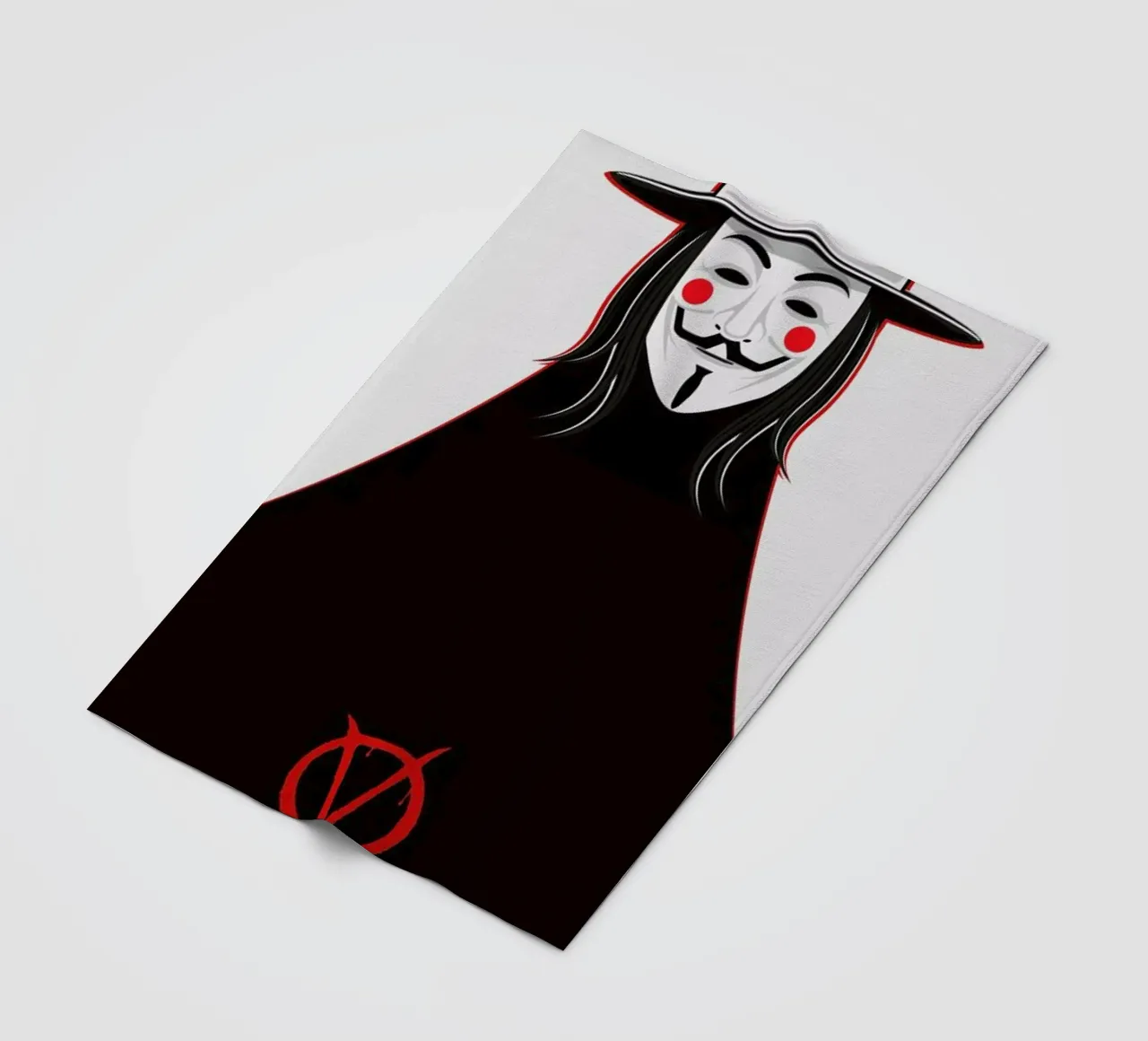 V for Vendetta Minimal November 5 coperta in pile da Barrett Biggers