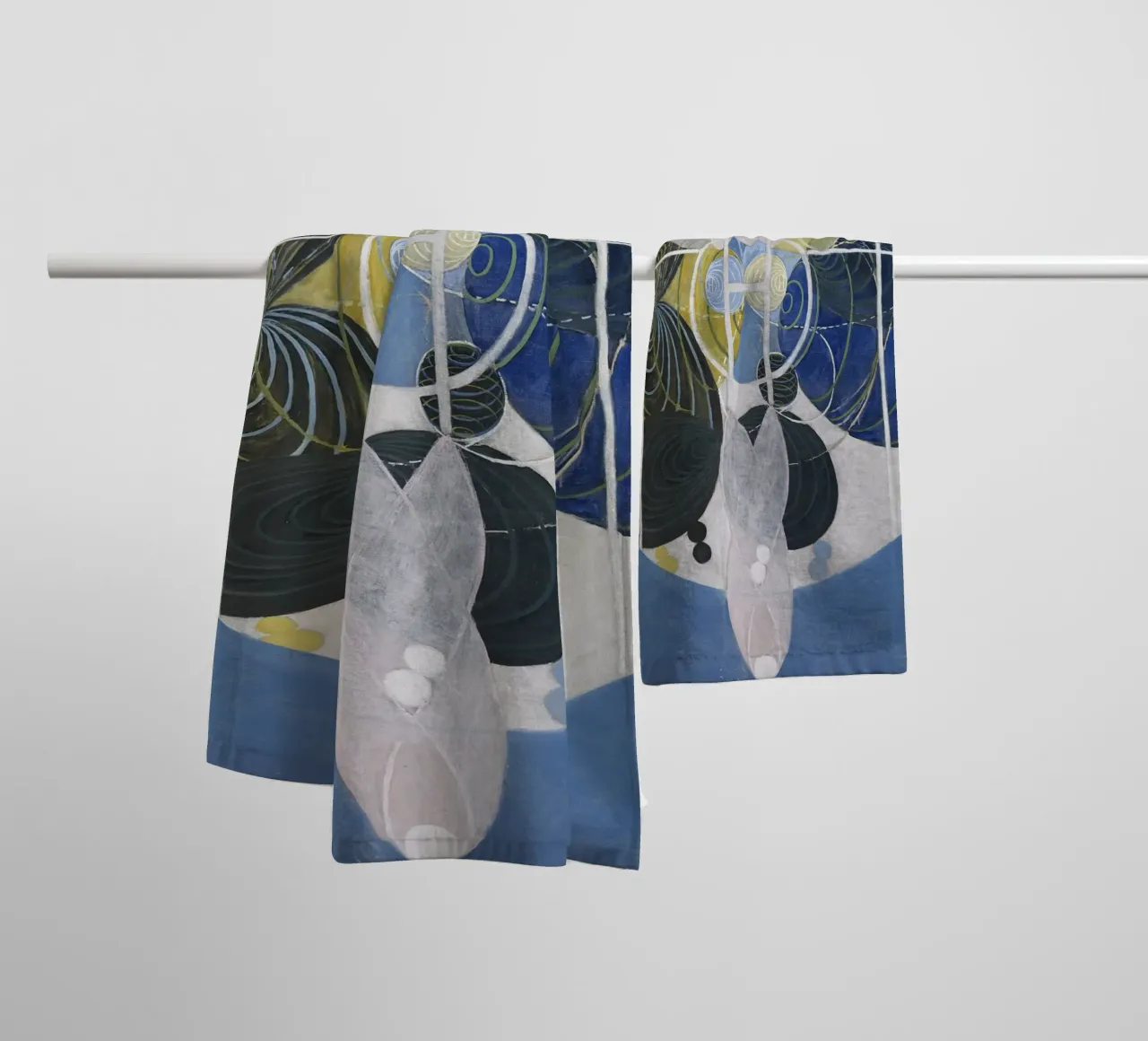 Hilma af Klint - Grande figura n. 5: Evoluzione cosmica, Abstr asciugamano da bagno da NorwesClub