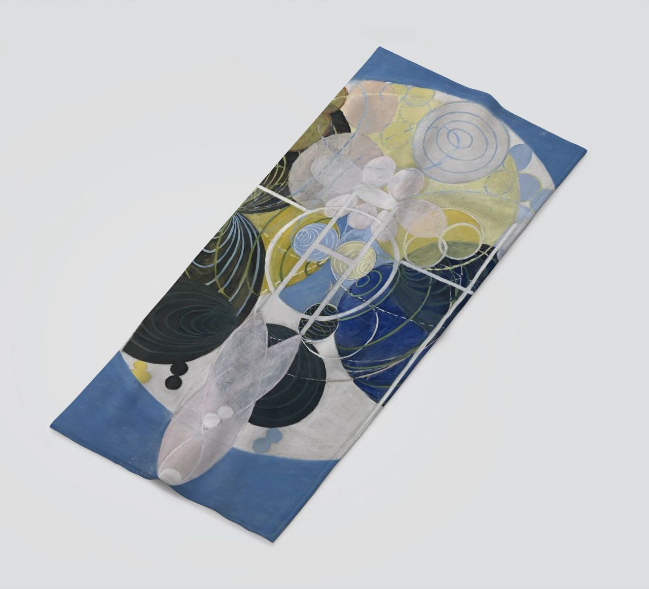 Hilma af Klint - Grande figura n. 5: Evoluzione cosmica, Abstr telo mare da NorwesClub