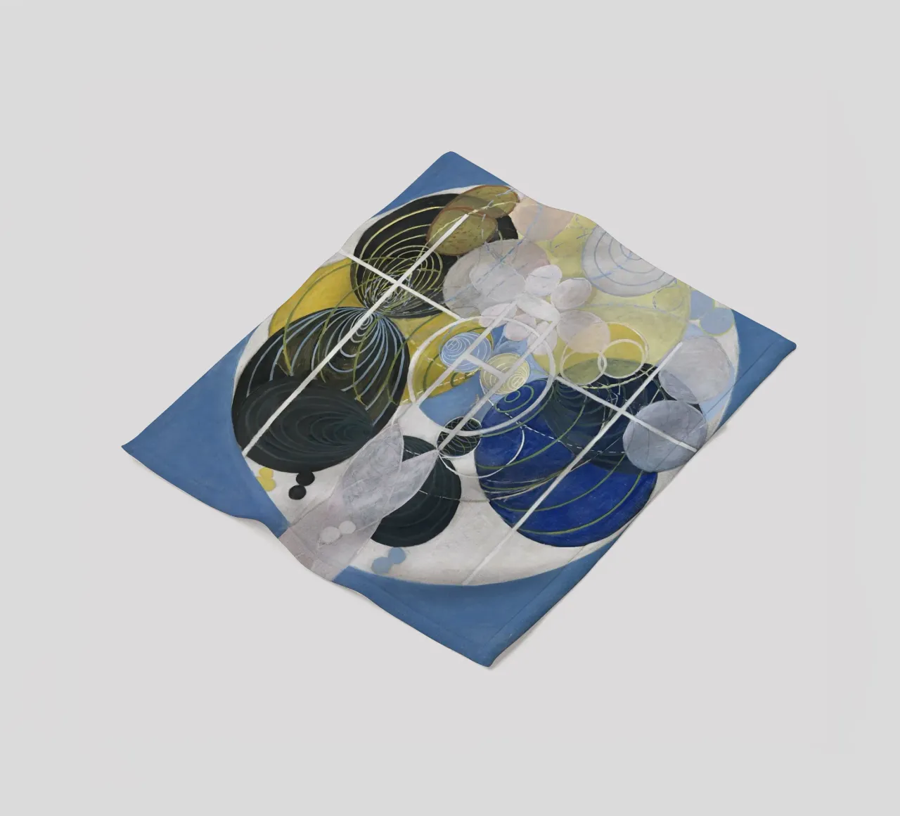 Hilma af Klint - Large Figure No. 5: Cosmic Evolution, Abstr fleece blanket by NorwesClub