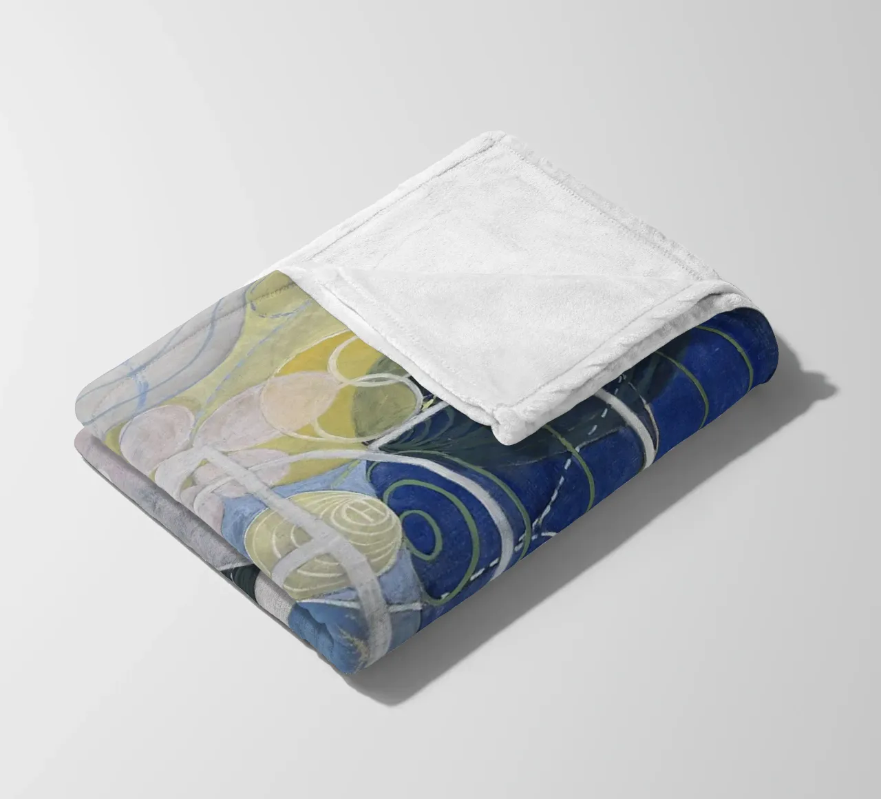 Hilma af Klint - Large Figure No. 5: Cosmic Evolution, Abstr fleece blanket by NorwesClub