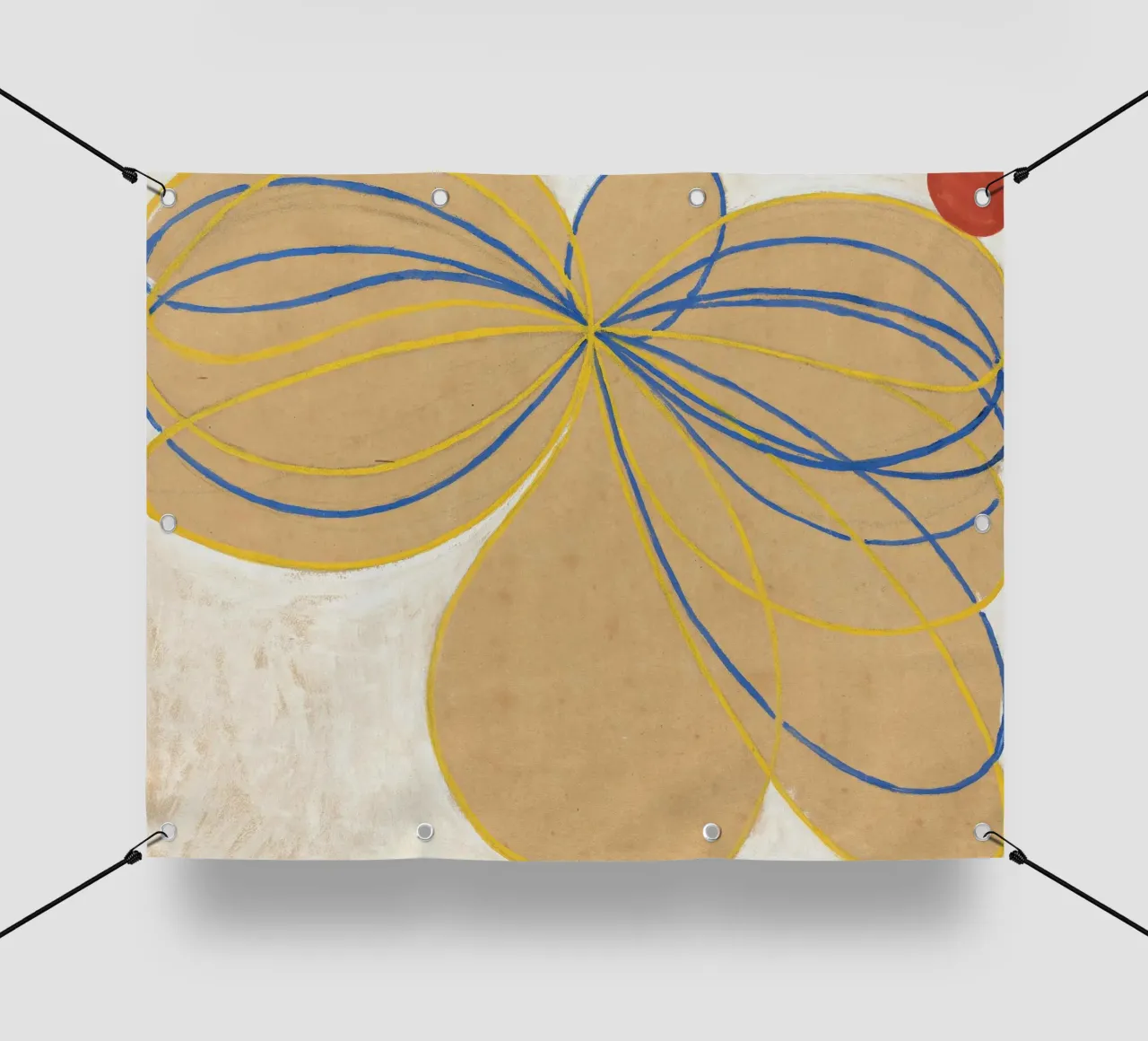 Hilma af Klint - La stella a sette punte: Astratto, spirituale telo in pvc da NorwesClub