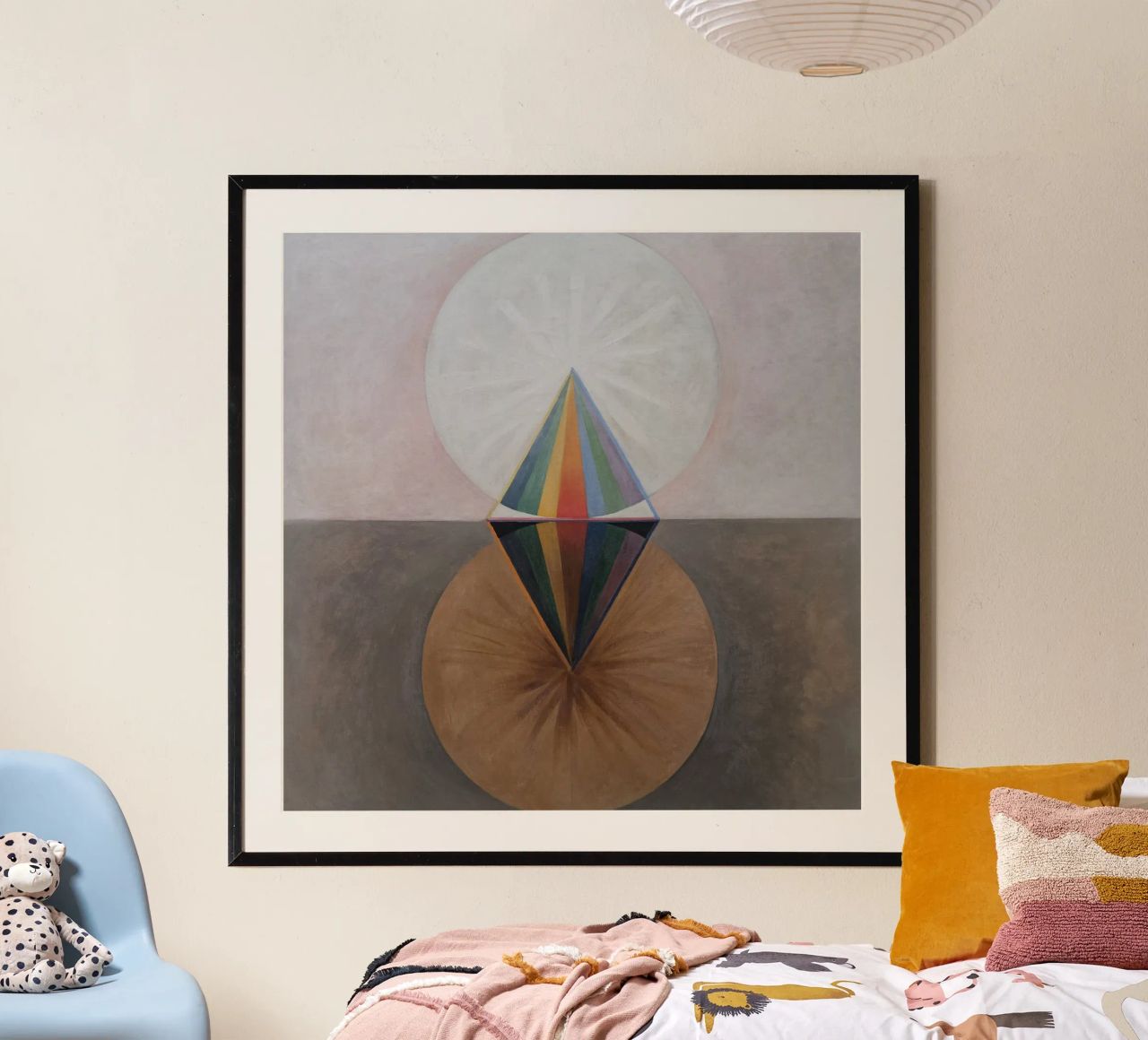 Hilma af Klint - Der Schwan: Kosmische Dualität, Abstrakt, Esoterik Poster von NorwesClub