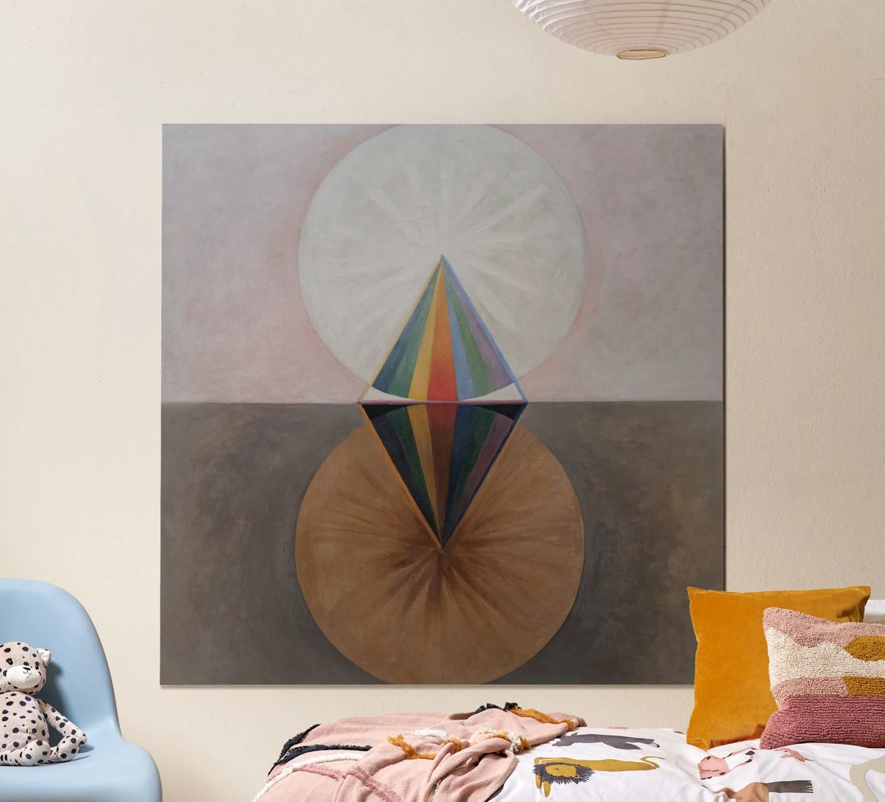 Hilma af Klint - Der Schwan: Kosmische Dualität, Abstrakt, Esoterik Poster von NorwesClub