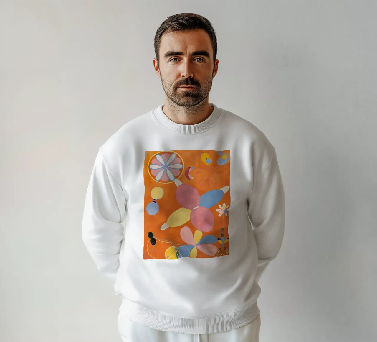 Hilma af Klint - Gioventù: Forme astratte e organiche, Mod. vibrante felpa da NorwesClub