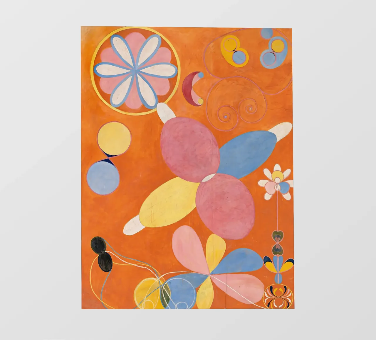 Hilma af Klint - Gioventù: Forme astratte e organiche, Mod. vibrante pellicola backlit da NorwesClub