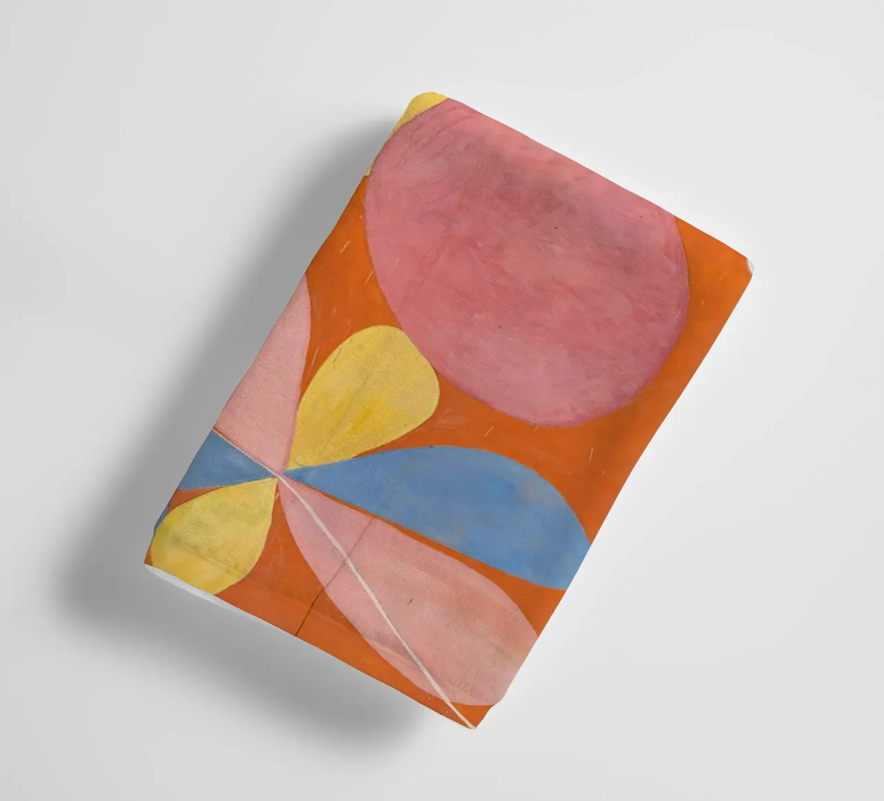 Hilma af Klint - Youth: Abstract, Organic Forms, Vibrant Mod towel by NorwesClub