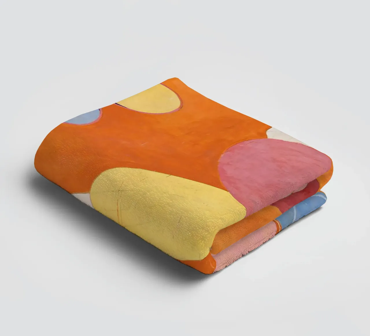 Hilma af Klint - Youth: Abstract, Organic Forms, Vibrant Mod towel by NorwesClub