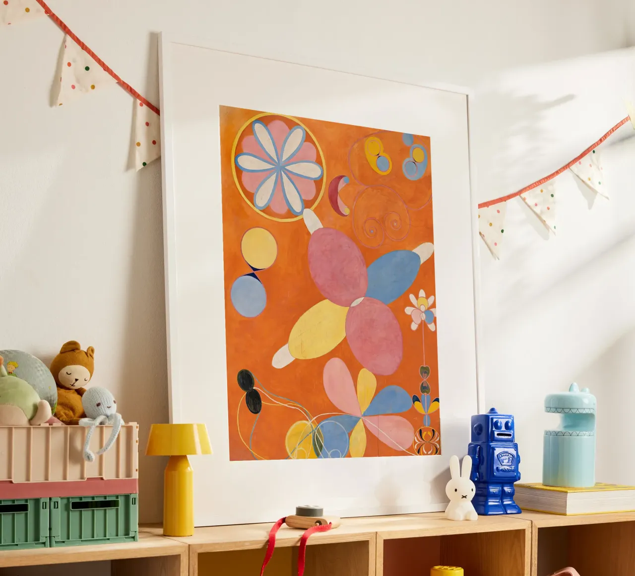 Hilma af Klint - Jugend: Abstrakte, organische Formen, lebendige Mod Hahnemühle von NorwesClub
