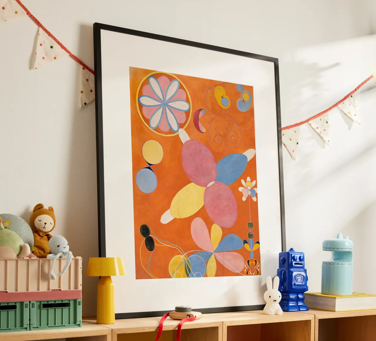 Hilma af Klint - Jugend: Abstrakte, organische Formen, lebendige Mod Hahnemühle von NorwesClub