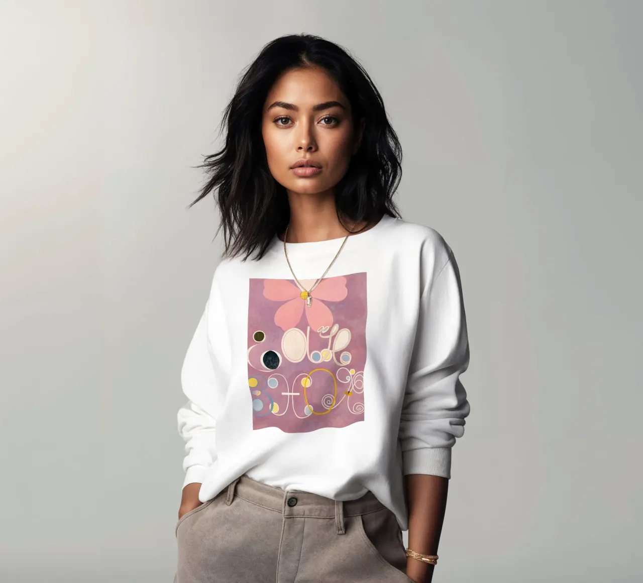 Hilma af Klint - Erwachsensein: Abstrakt, Lebenszyklen, heiteres Mo Sweatshirt von NorwesClub
