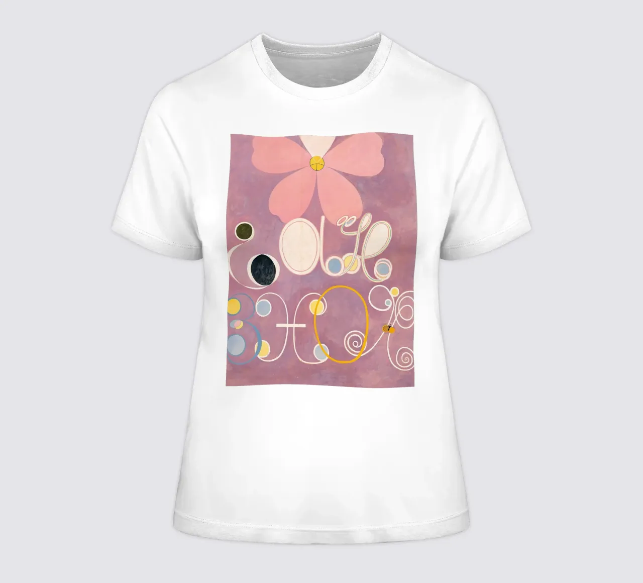 Hilma af Klint - Adulthood: Abstract, Life Cycles, Serene Mo women's fitted t-shirt by NorwesClub
