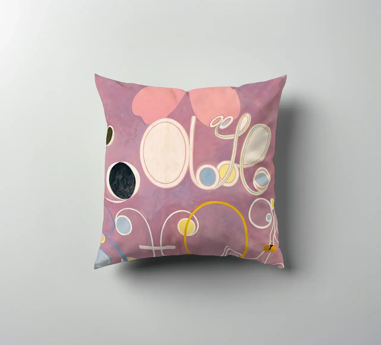 Hilma af Klint - Adulthood: Abstract, Life Cycles, Serene Mo decorative cushion by NorwesClub
