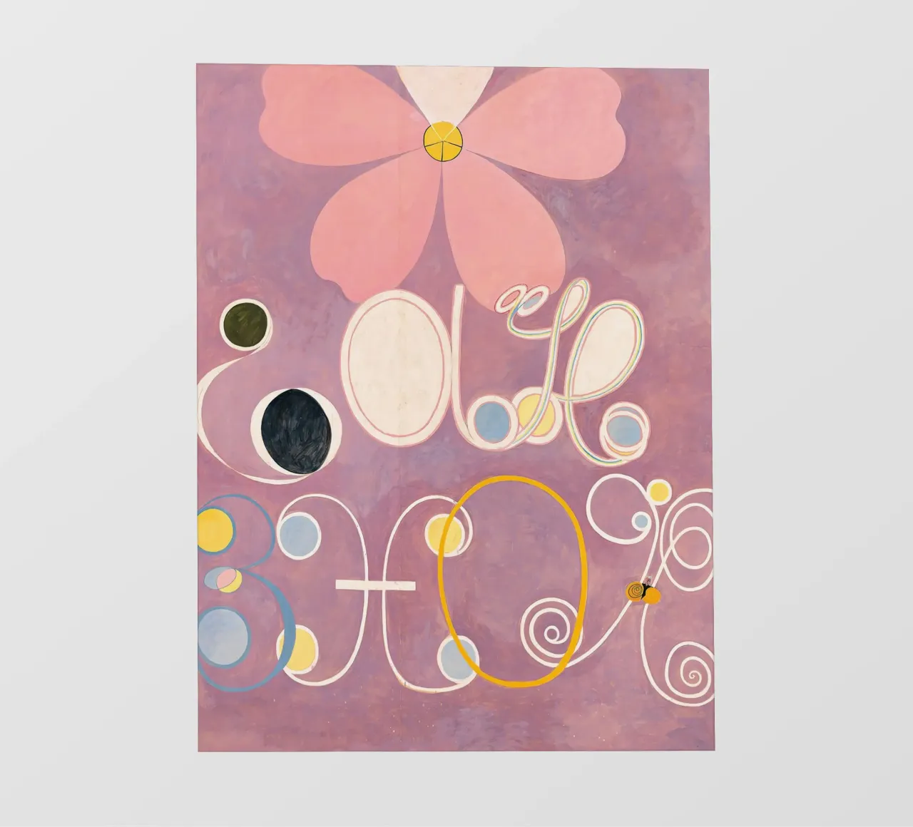 Hilma af Klint - L'âge adulte : Abstrait, Cycles de vie, Mo serein papier peint photo de NorwesClub