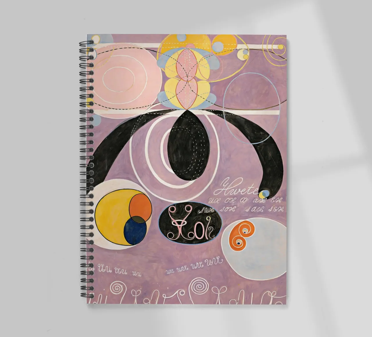 Hilma af Klint - The Ten Largest: Abstract, Cosmic, Spiritua spiral notebook by NorwesClub
