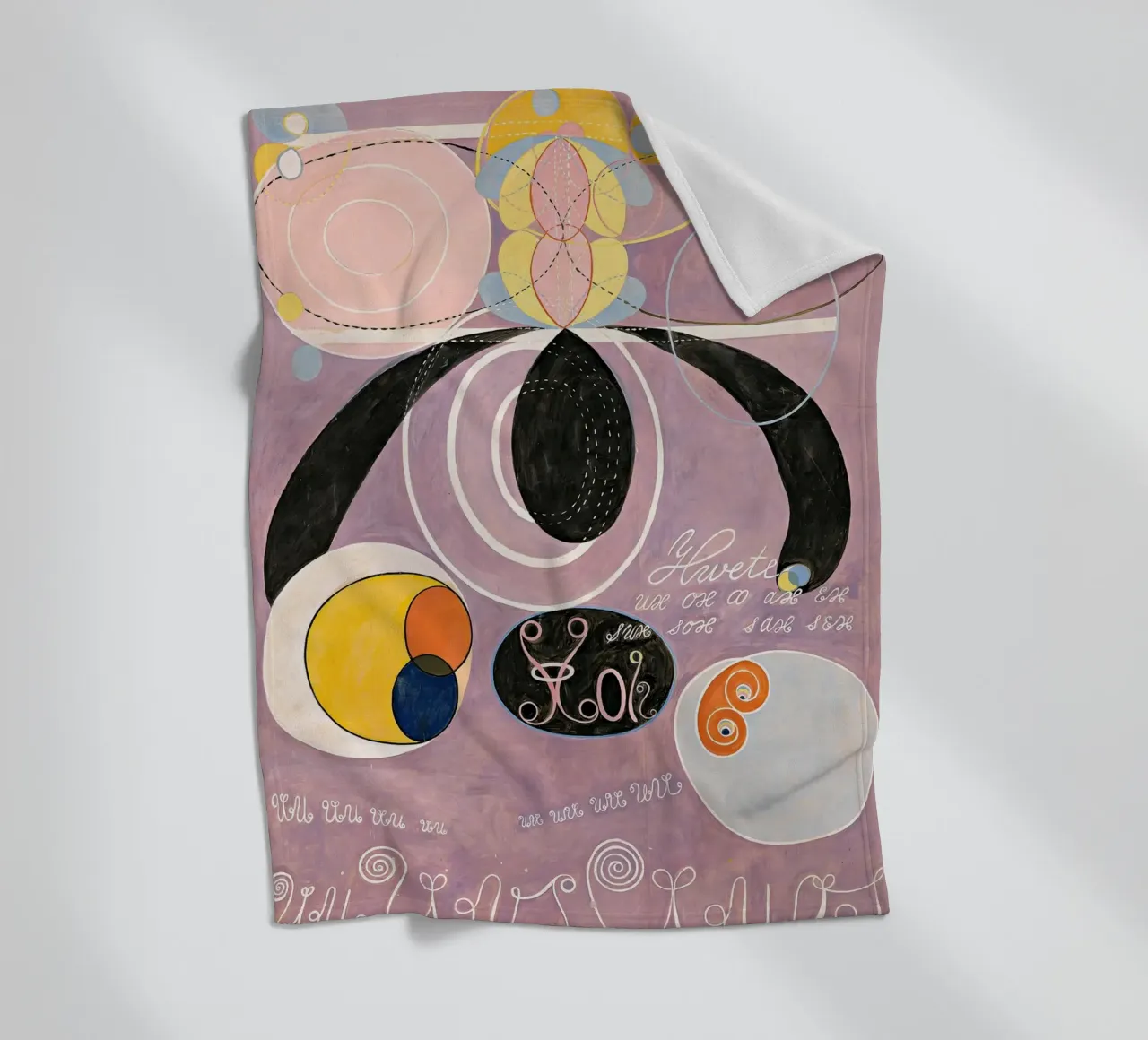 Hilma af Klint - The Ten Largest: Abstract, Cosmic, Spiritua fleece blanket by NorwesClub