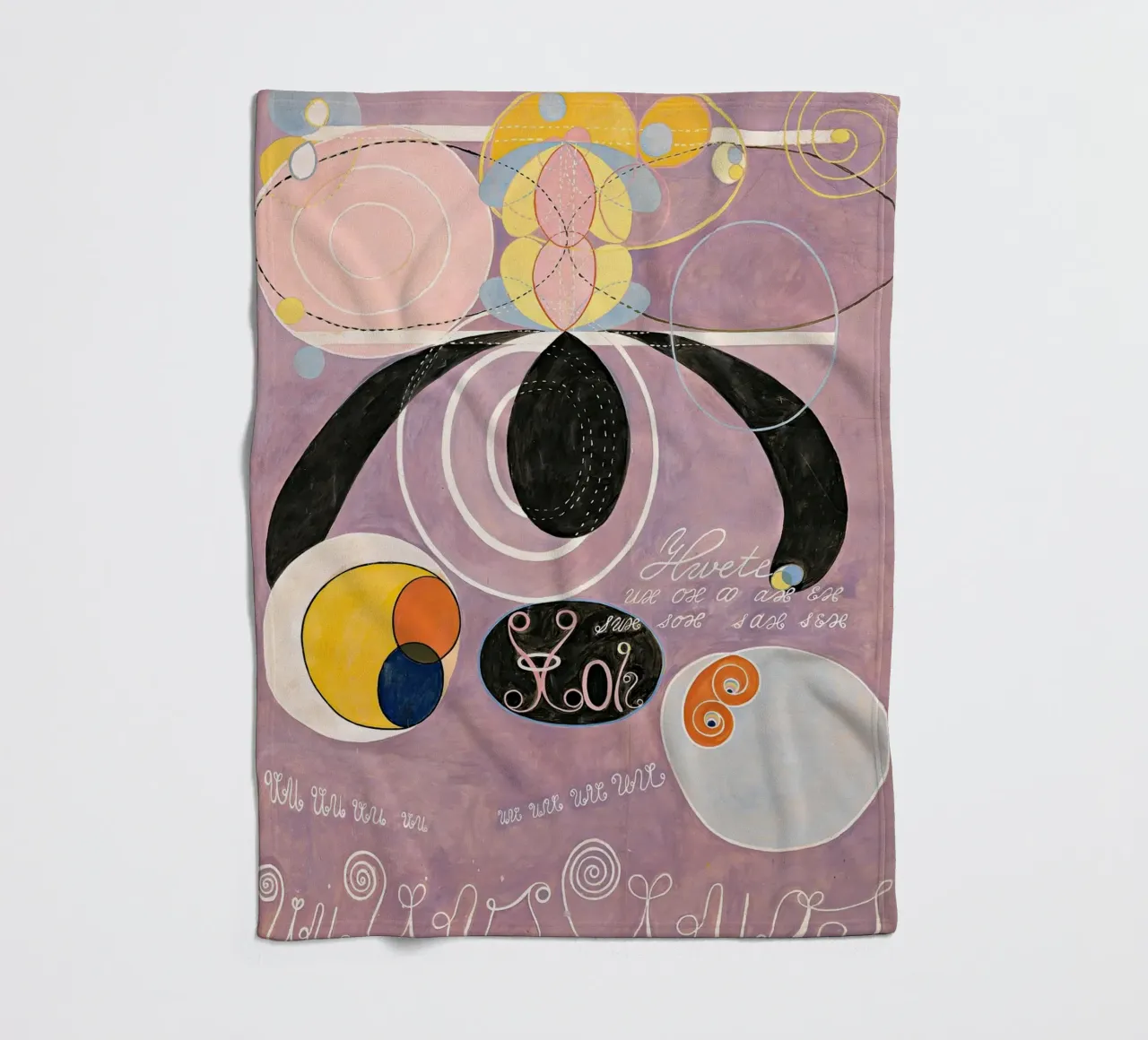 Hilma af Klint - The Ten Largest: Abstract, Cosmic, Spiritua fleece blanket by NorwesClub
