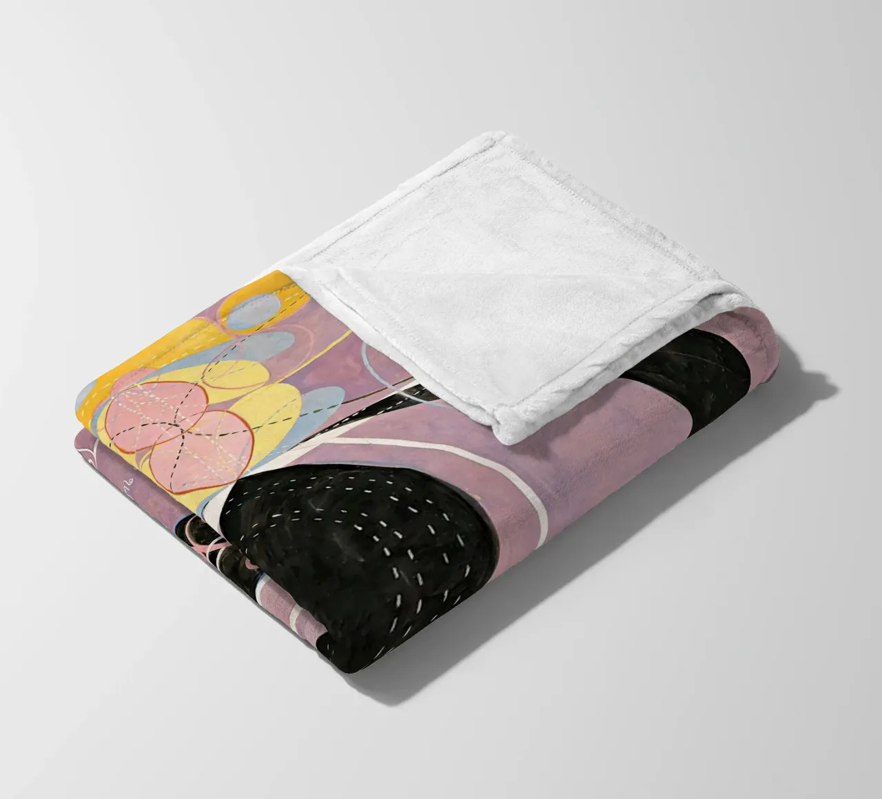 Hilma af Klint - The Ten Largest: Abstract, Cosmic, Spiritua fleece blanket by NorwesClub