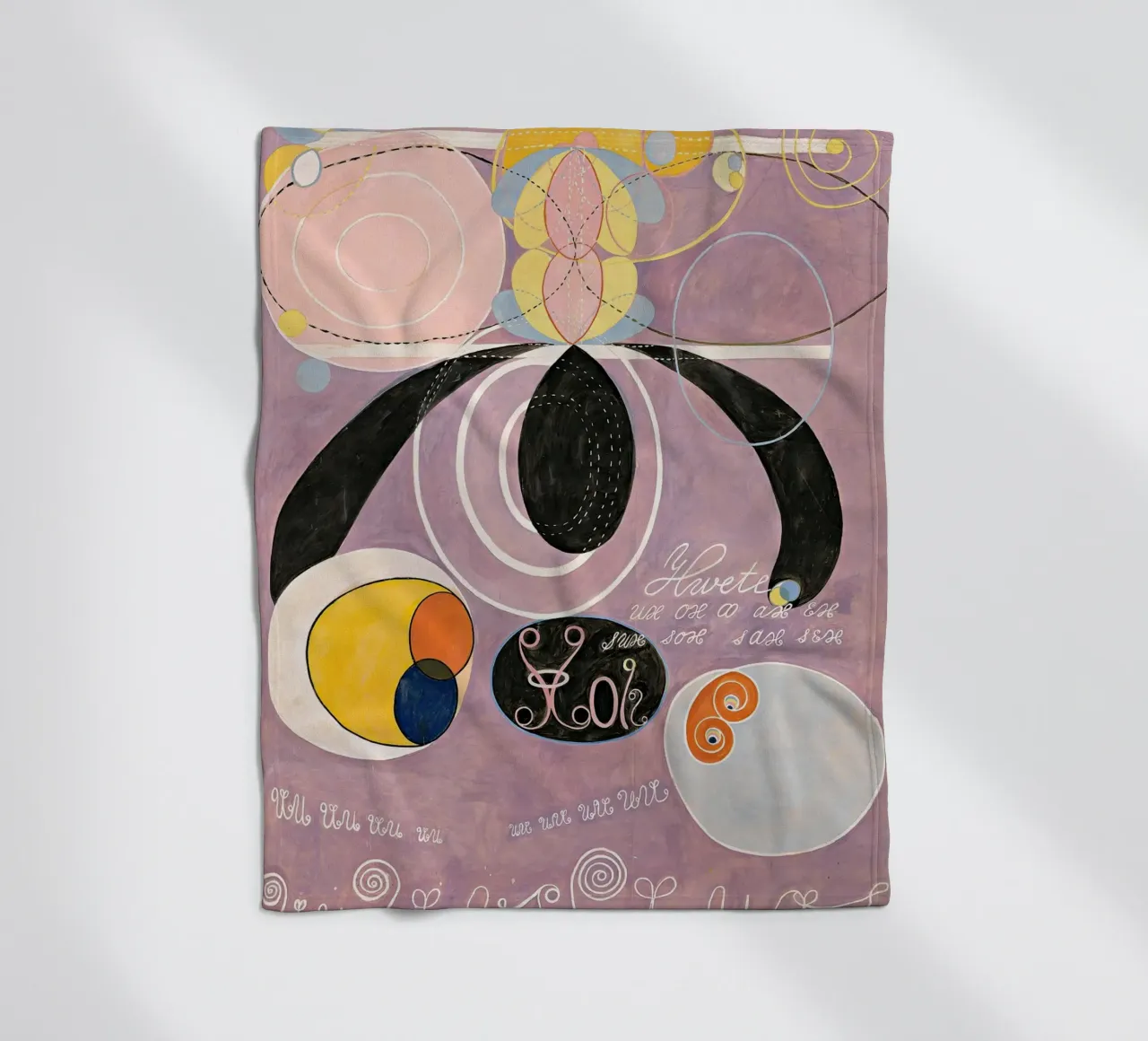 Hilma af Klint - The Ten Largest: Abstract, Cosmic, Spiritua fleece blanket by NorwesClub