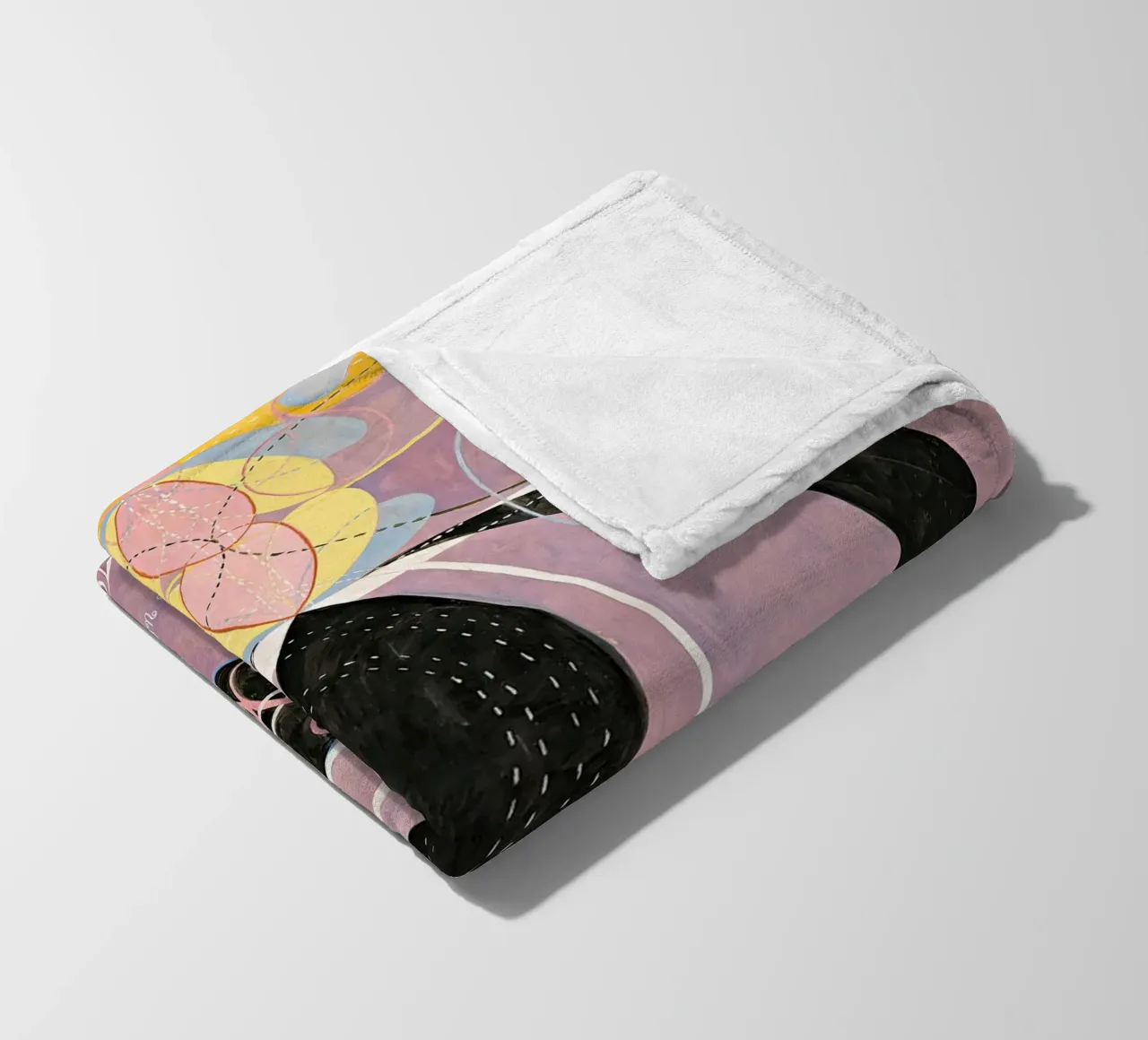 Hilma af Klint - The Ten Largest: Abstract, Cosmic, Spiritua fleece blanket by NorwesClub